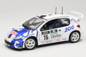 Peugeot 206 WRC #15 G. Panizzi / H. Panizzi WRC 1999 Solido 1:18 9016 Metal