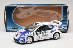 Peugeot 206 WRC #15 G. Panizzi / H. Panizzi WRC 1999 Solido 1:18 9016 Metal - imaginea 8 din 8