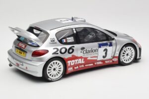 Peugeot 206 WRC #3 G. Panizzi / H. Panizzi Rally Tour de Corse 2002 Otto 1:18 OT1085 Rășină - imaginea 2 din 6