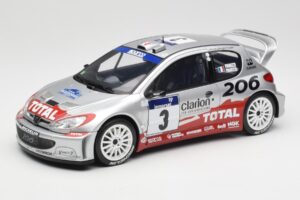 Peugeot 206 WRC #3 G. Panizzi / H. Panizzi Rally Tour de Corse 2002 Otto 1:18 OT1085 Rășină