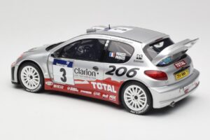 Peugeot 206 WRC #3 G. Panizzi / H. Panizzi Rally Tour de Corse 2002 Otto 1:18 OT1085 Rășină - imaginea 5 din 6