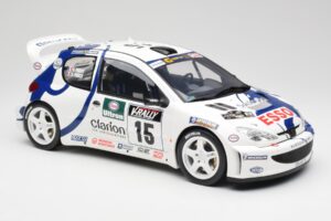 Peugeot 206 WRC G. Panizzi / H. Panizzi Tour de Corse 1999 Otto 1:12 G081 Rășină - imaginea 4 din 6