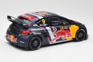 Peugeot 208 WRX #9 S. Loeb World RX of Belgium 2018 Otto 1:18 OT455 Rășină - imaginea 2 din 6