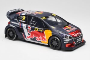 Peugeot 208 WRX #9 S. Loeb World RX of Belgium 2018 Otto 1:18 OT455 Rășină - imaginea 4 din 6