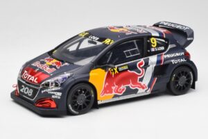 Peugeot 208 WRX #9 S. Loeb World RX of Belgium 2018 Otto 1:18 OT455 Rășină