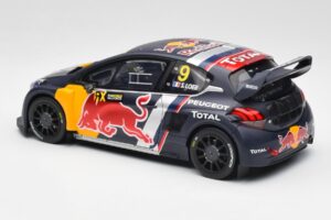 Peugeot 208 WRX #9 S. Loeb World RX of Belgium 2018 Otto 1:18 OT455 Rășină - imaginea 5 din 6
