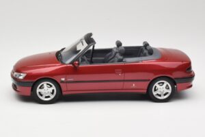 Peugeot 306 Cabriolet Roșu Otto 1:18 OT042 Rășină - imaginea 3 din 6
