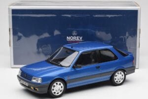 Peugeot 309 GTi16 Miami Albastru Norev 1:18 184881 Metal - imaginea 6 din 6