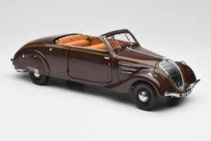 Peugeot 402 Eclipse Ciocolată Norev 1:18 184873 Metal - imaginea 11 din 12