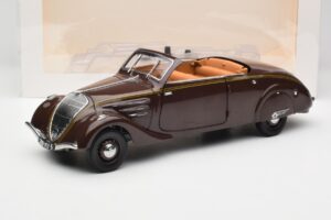 Peugeot 402 Eclipse Ciocolată Norev 1:18 184873 Metal - imaginea 12 din 12