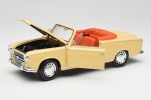Peugeot 403 Cabriolet Galben Nisip Solido 1:18 8165 Metal - imaginea 2 din 8