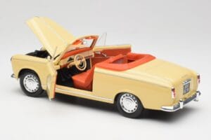 Peugeot 403 Cabriolet Galben Nisip Solido 1:18 8165 Metal - imaginea 5 din 8