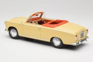 Peugeot 403 Cabriolet Galben Nisip Solido 1:18 8165 Metal - imaginea 7 din 8