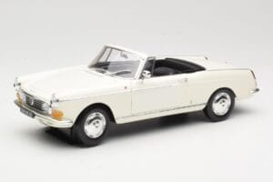 Peugeot 404 Cabriolet Alb Norev 1:18 184746 Metal