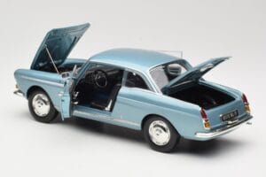 Peugeot 404 Coupe Albastru Norev 1:18 184745 Metal - imaginea 5 din 8