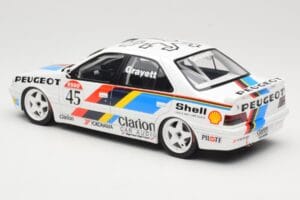 Peugeot 405 Mi16 #45 Team Peugeot Talbot Sport R. Gravett BTCC 1992 Otto 1:18 OT1141 Rășină - imaginea 5 din 6
