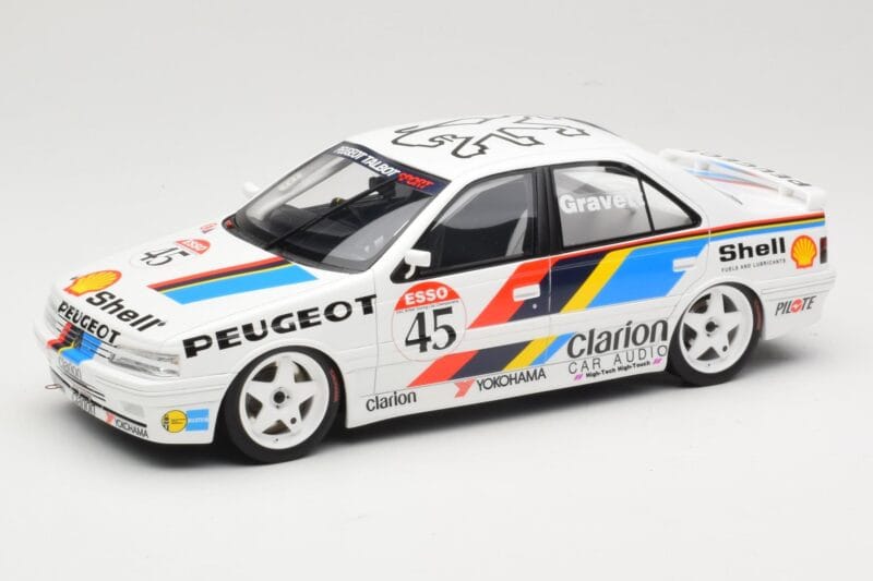Peugeot 405 Mi16 #45 Team Peugeot Talbot Sport R. Gravett BTCC 1992 Otto 1:18 OT1141 Rășină