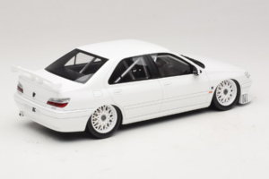 Peugeot 406 by Khyzyl Saleem Alb Otto 1:18 OT1284 Rășină - imaginea 2 din 6