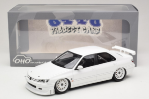Peugeot 406 by Khyzyl Saleem Alb Otto 1:18 OT1284 Rășină - imaginea 6 din 6