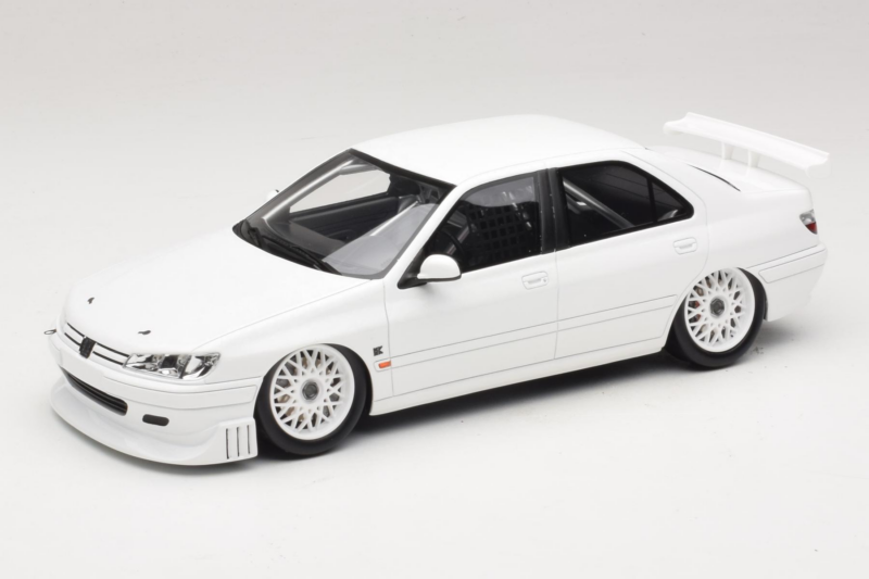 Peugeot 406 by Khyzyl Saleem Alb Otto 1:18 OT1284 Rășină
