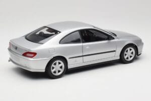 Peugeot 406 Coupe Argintiu Gate 1:18 01024 Metal - imaginea 3 din 8