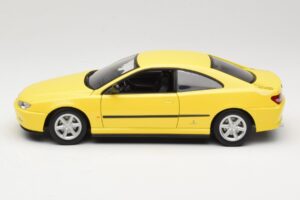 Peugeot 406 Coupe Galben Gate 1:18 01022 Metal - imaginea 4 din 8