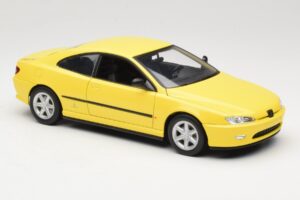 Peugeot 406 Coupe Galben Gate 1:18 01022 Metal - imaginea 6 din 8