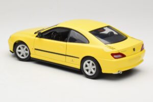 Peugeot 406 Coupe Galben Gate 1:18 01022 Metal - imaginea 7 din 8