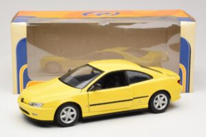 Peugeot 406 Coupe Galben Gate 1:18 01022 Metal - imaginea 8 din 8