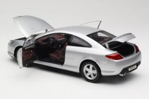 Peugeot 407 Coupe Argintiu Norev 1:18 184747 Metal - imaginea 5 din 8