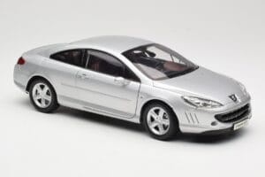 Peugeot 407 Coupe Argintiu Norev 1:18 184747 Metal - imaginea 6 din 8