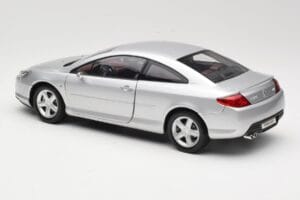 Peugeot 407 Coupe Argintiu Norev 1:18 184747 Metal - imaginea 7 din 8
