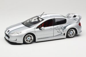 Peugeot 407 Racing Argintiu Solido 1:18 90642 Metal