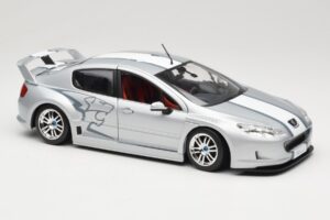 Peugeot 407 Racing Argintiu Solido 1:18 90642 Metal - imaginea 6 din 8