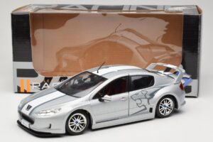 Peugeot 407 Racing Argintiu Solido 1:18 90642 Metal - imaginea 8 din 8