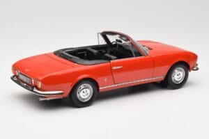 Peugeot 504 Cabriolet Roșu Norev 1:18 184754 Metal - imaginea 3 din 8