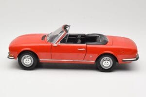 Peugeot 504 Cabriolet Roșu Norev 1:18 184754 Metal - imaginea 4 din 8