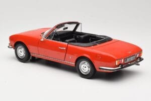 Peugeot 504 Cabriolet Roșu Norev 1:18 184754 Metal - imaginea 7 din 8