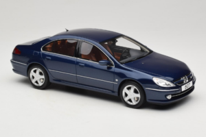 Peugeot 607 Phase II 3.0 V6 Albastru Otto 1:18 OT485 Rășină - imaginea 4 din 6