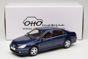 Peugeot 607 Phase II 3.0 V6 Albastru Otto 1:18 OT485 Rășină - imaginea 6 din 6