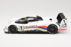 Peugeot 905 Evo 1B Group C #1 Peugeot Talbot Sport D. Warwick / Y. Dalmas / M. Blundell 24 Hours of Le Mans Winner 1992 Norev - imaginea 3 din 6