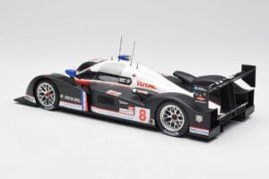 Peugeot 908 HDi LMP1 #8 S. Sarrazin / P. Lamy / S. Bourdais 24 Hours of Le Mans 2nd 2007 Minichamps 1:18 150071208 Metal - imaginea 5 din 6
