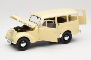Peugeot Partner Moka Brown Norev 1:18 184894 Metal - imaginea 2 din 8