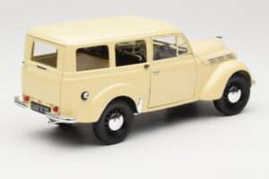 Peugeot Partner Moka Brown Norev 1:18 184894 Metal - imaginea 3 din 8