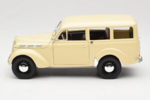 Peugeot Partner Moka Brown Norev 1:18 184894 Metal - imaginea 4 din 8