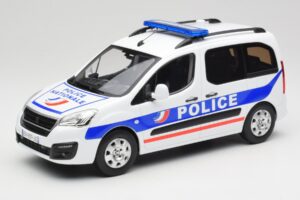 Peugeot Partner Police Albastru Norev 1:18 184891 Metal