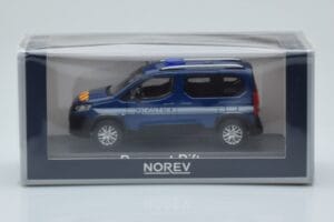 Peugeot Rifter Gendarmerie Otremer Albastru Norev 1:43 479064 Metal - imaginea 4 din 4