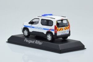 Peugeot Rifter Police Municipale Alb Norev 1:43 479067 Metal - imaginea 3 din 4