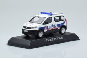 Peugeot Rifter Police Nationale Alb Norev 1:43 479065 Metal - imaginea 2 din 4