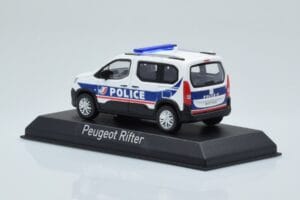 Peugeot Rifter Police Nationale Alb Norev 1:43 479065 Metal - imaginea 3 din 4